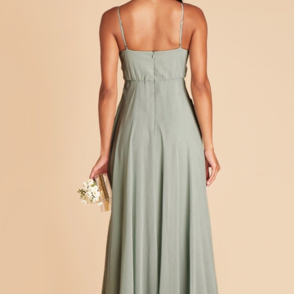 Birdy Grey Small Sage Chiffon Kaia Dress - Picture 3 of 5